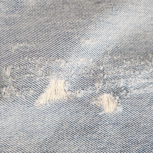 FRAME | Le Slouch Jeans Bluejay Rips Button Fly - Picture 8 of 16